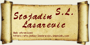 Stojadin Lašarević vizit kartica